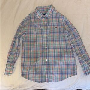 Vineyard Vines Pastel Plaid Shirt
